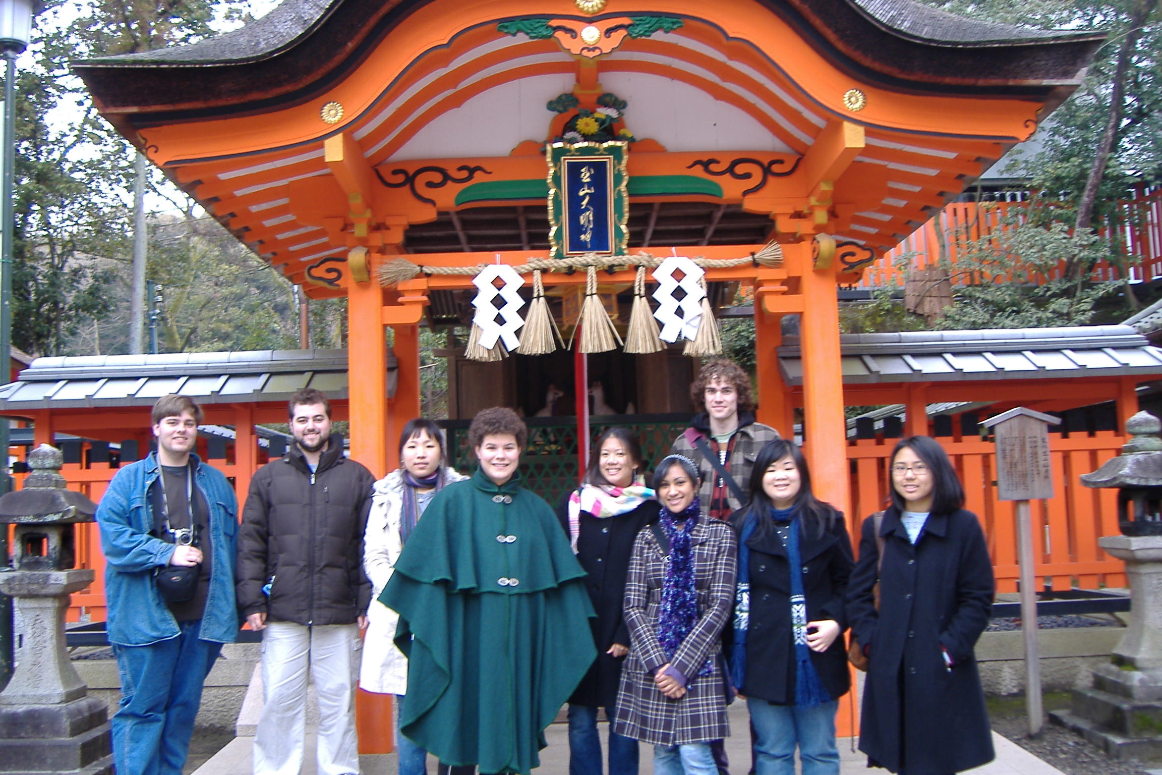 AC Students at Fushimi Shrine
