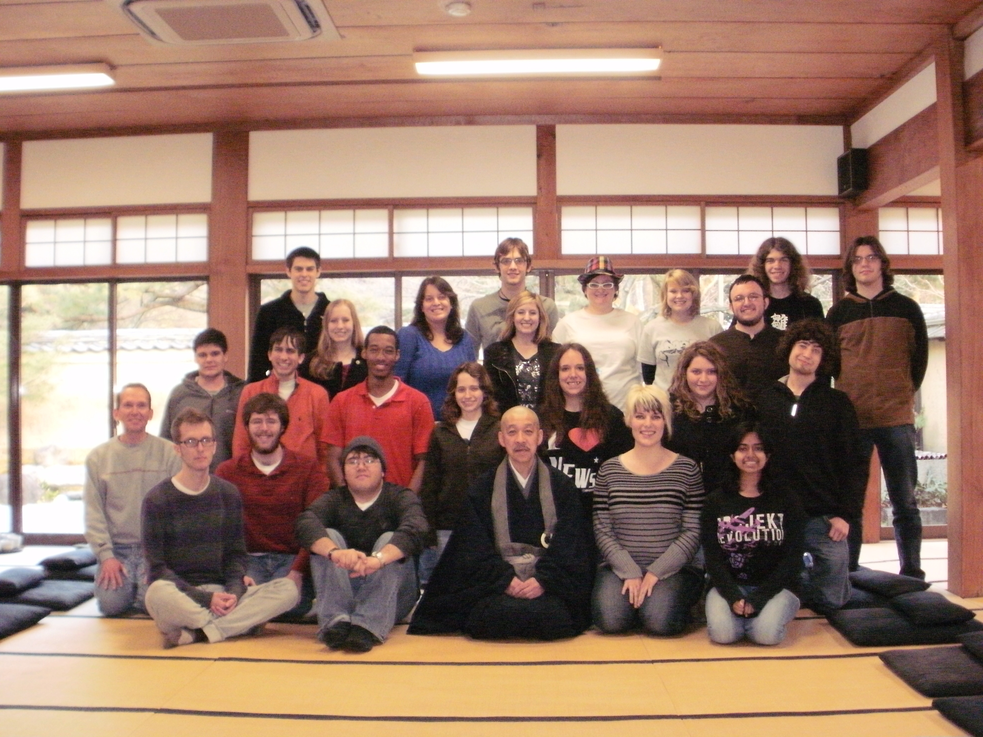AC Students with Zen Priest
